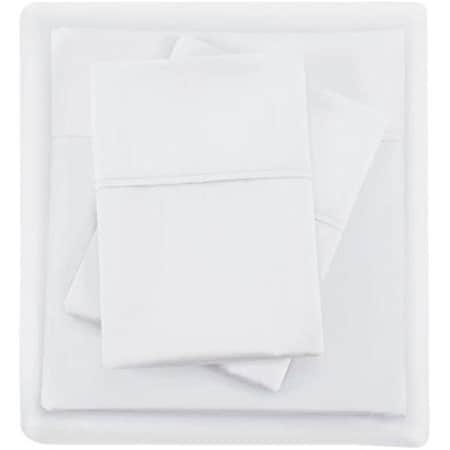 Madison Park King Size Cotton Blend Sheet Set, White MP20-4841